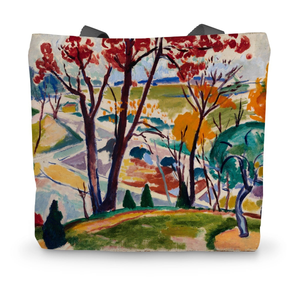A gorgeous range of prints, posters, canvases and other wall art - also including phone and iPad cases, mugs and more - based on a landscape oil painting of 1915-16 by US artist Henry Lyman Saÿen