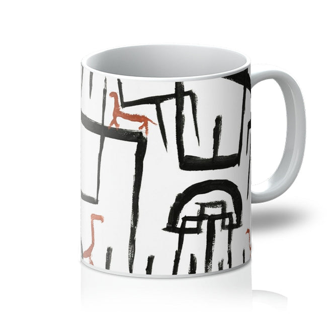 Animals in an Enclosure (1938) by Paul Klee