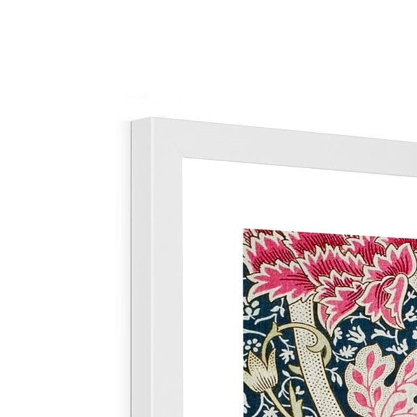 Buy William Morris framed prints in A2, A3 and A4 sizes from Arty Stuff, the Wall Art Store. Morris's vintage nature-inspired pink, red and green Cray framed print design is a great gift for people who love their home, to add a pop of colour, and as a gift for mums, sisters and friends. Available in black, natural and white frames.