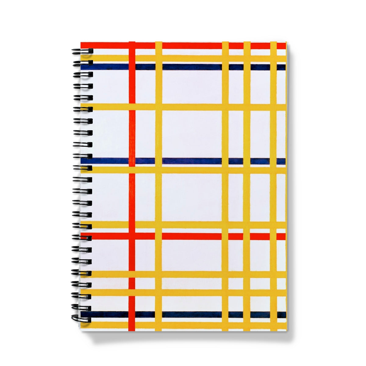 'New York City I' by Piet Mondrian Notebook – Arty Stuff Shop