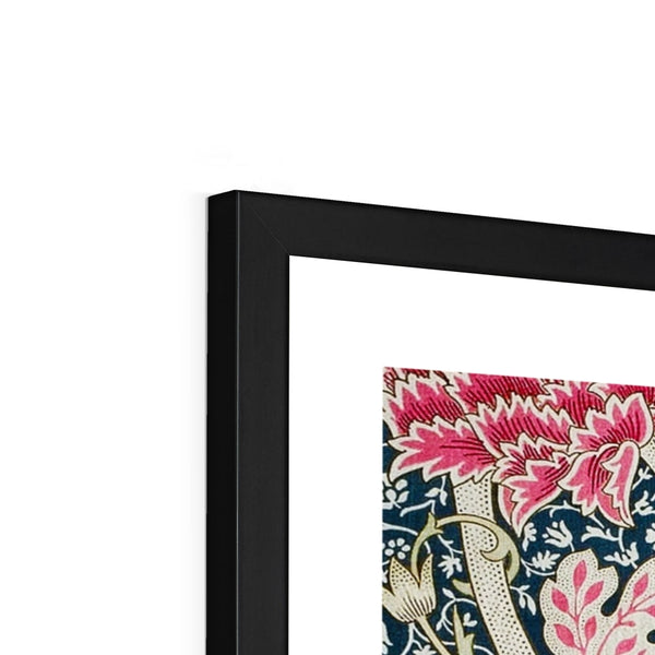 Buy William Morris framed prints in A2, A3 and A4 sizes from Arty Stuff, the Wall Art Store. Morris's vintage nature-inspired pink, red and green Cray framed print design is a great gift for people who love their home, to add a pop of colour, and as a gift for mums, sisters and friends. Available in black, natural and white frames.