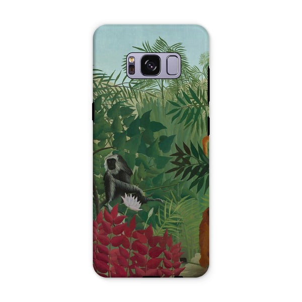 Tropical Forest & Monkeys Tough Phone Case