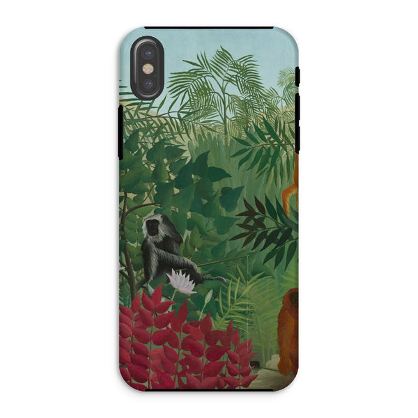 Tropical Forest & Monkeys Tough Phone Case