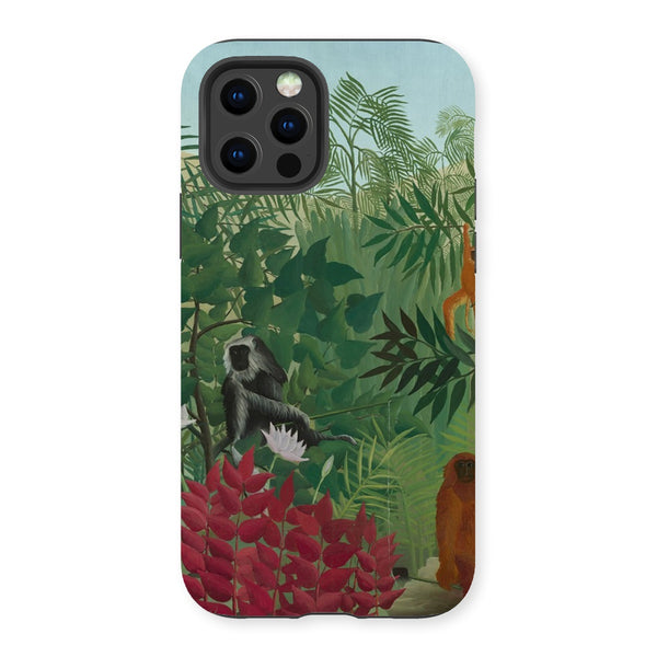 Tropical Forest & Monkeys Tough Phone Case