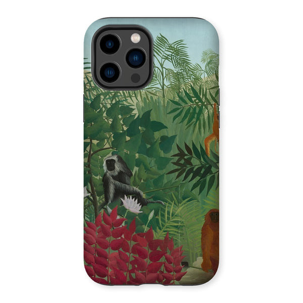 Tropical Forest & Monkeys Tough Phone Case