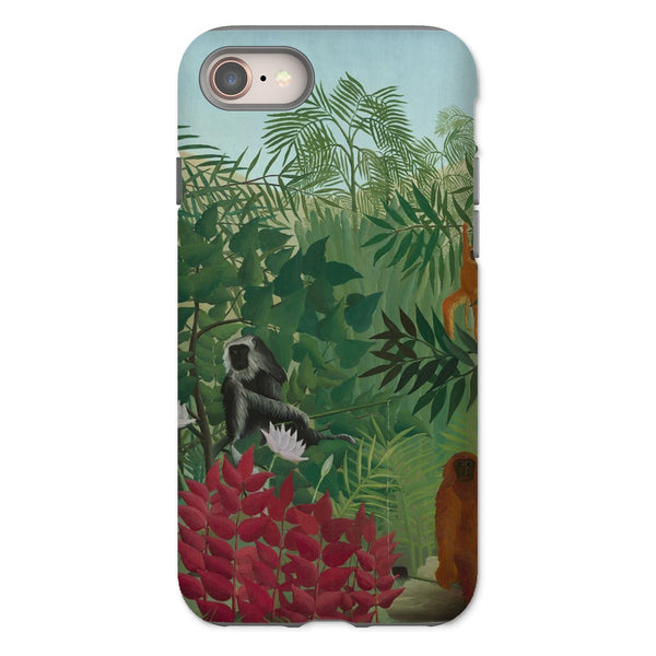 Tropical Forest & Monkeys Tough Phone Case