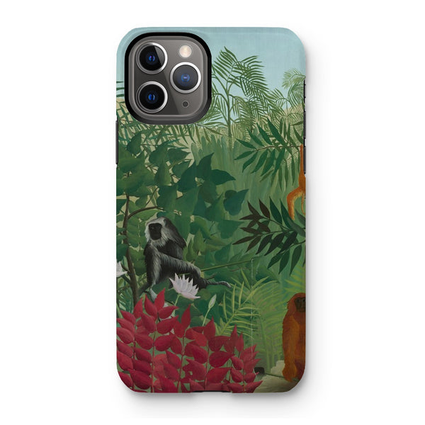Tropical Forest & Monkeys Tough Phone Case