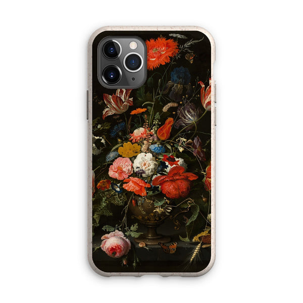 Vintage Metal Vase Flowers Eco Phone Case