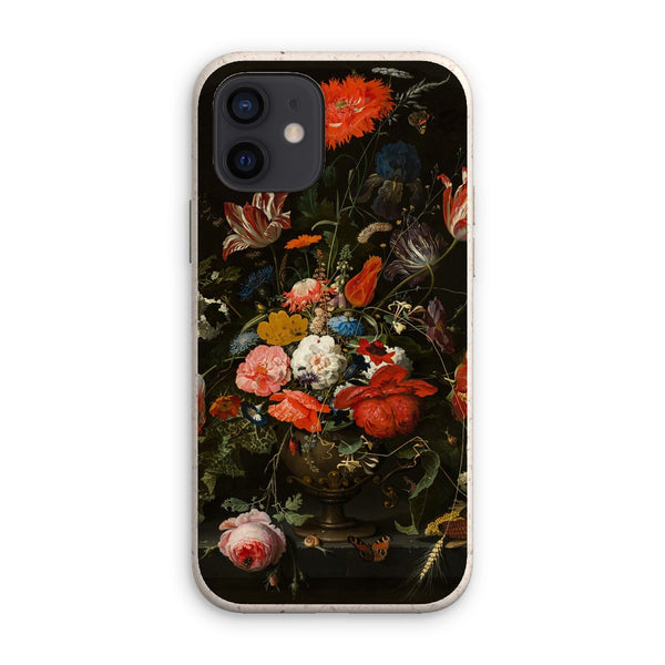 Vintage Metal Vase Flowers Eco Phone Case
