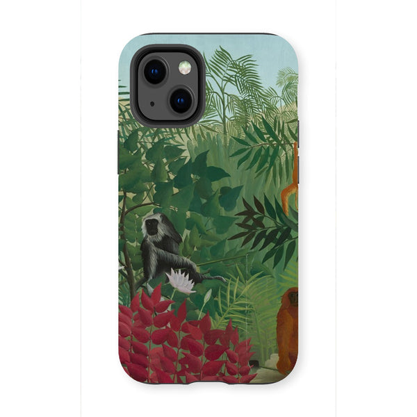 Tropical Forest & Monkeys Tough Phone Case
