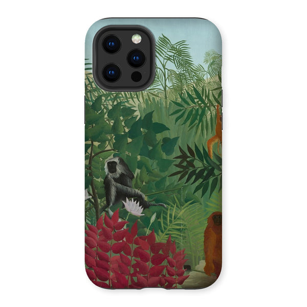 Tropical Forest & Monkeys Tough Phone Case