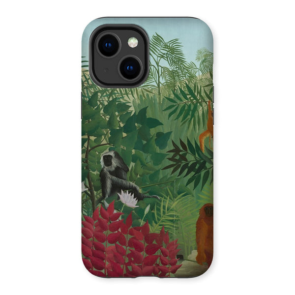 Tropical Forest & Monkeys Tough Phone Case