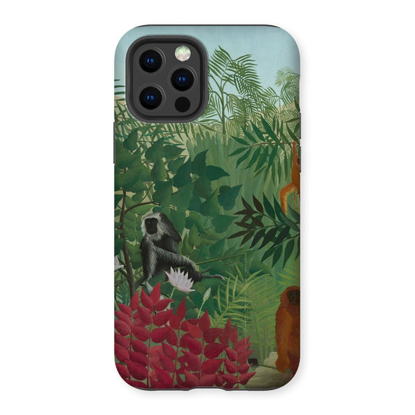 Tropical Forest & Monkeys Tough Phone Case