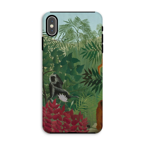 Tropical Forest & Monkeys Tough Phone Case