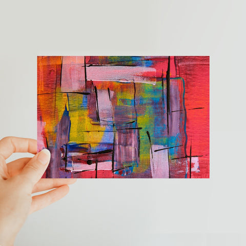 Abstract Close Up Classic Postcard