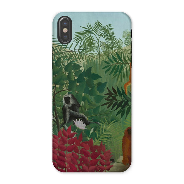 Tropical Forest & Monkeys Tough Phone Case