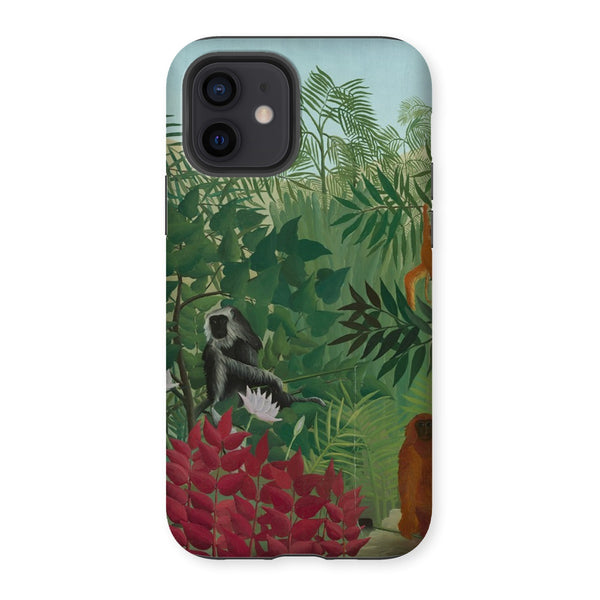 Tropical Forest & Monkeys Tough Phone Case