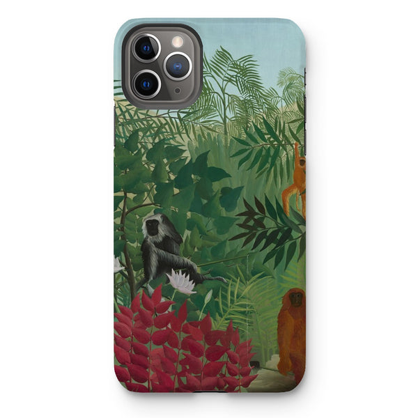 Tropical Forest & Monkeys Tough Phone Case